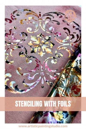 Stenciling with Foils