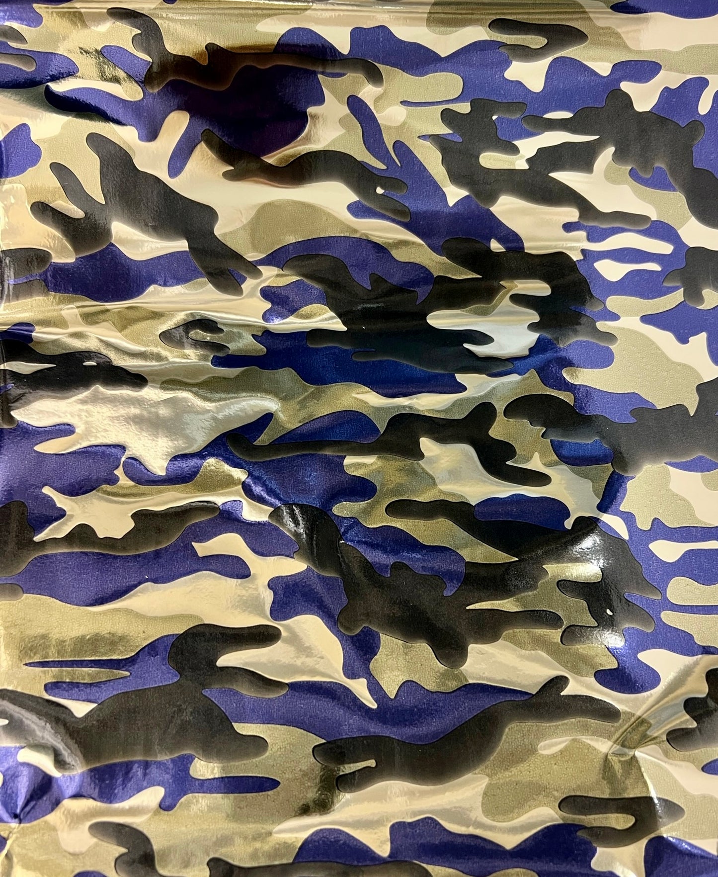Atlas Camo Foil - Blue, silver, black