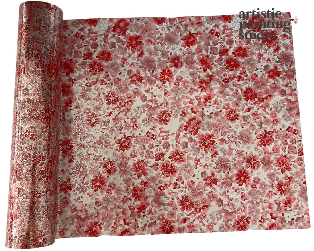 Ayva Flowers Metallic Foil