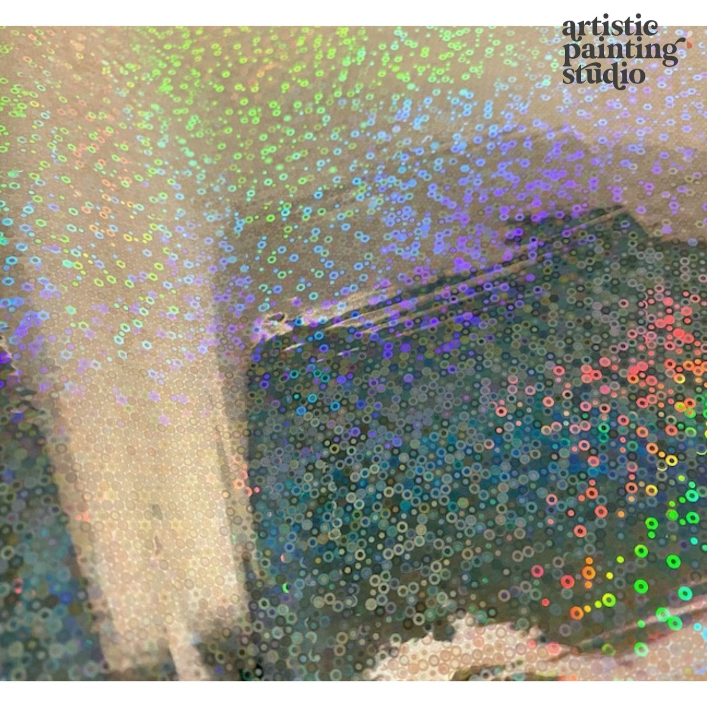 Black Bubbles Foil Transfer