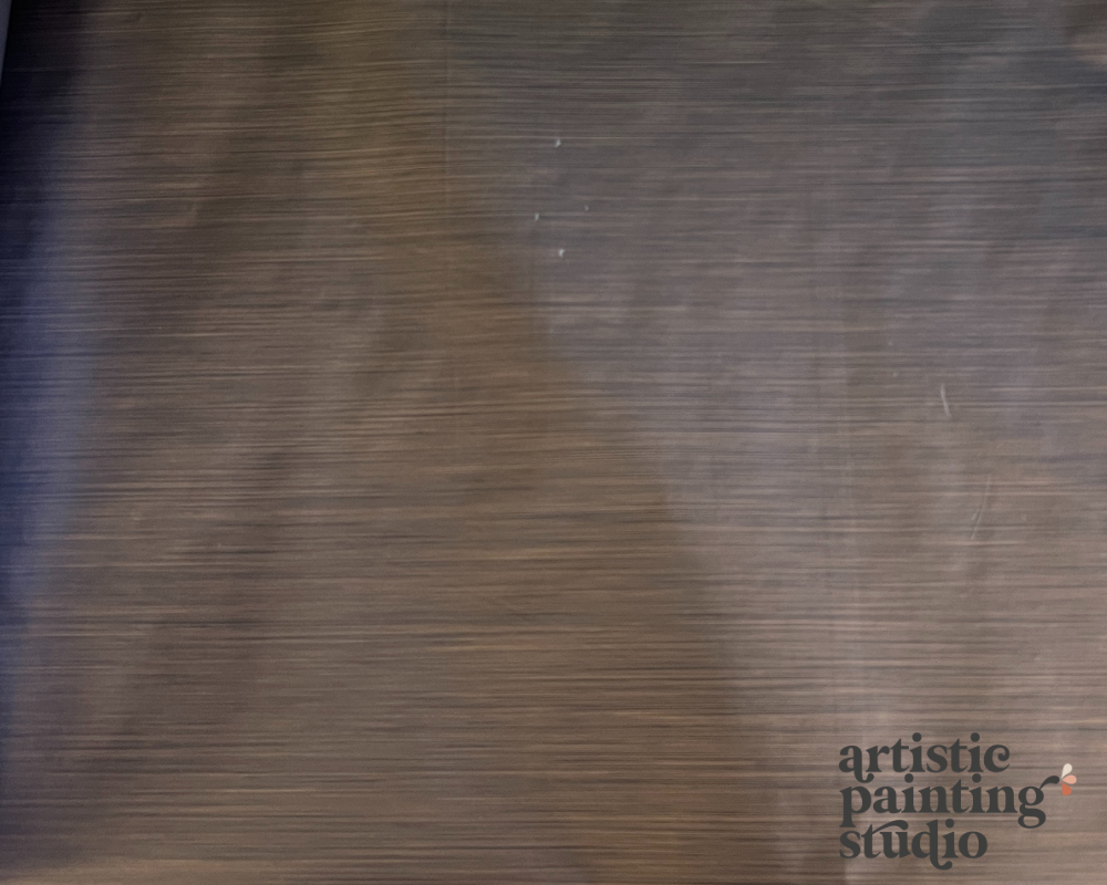 Bronze stria metallic transfer foil