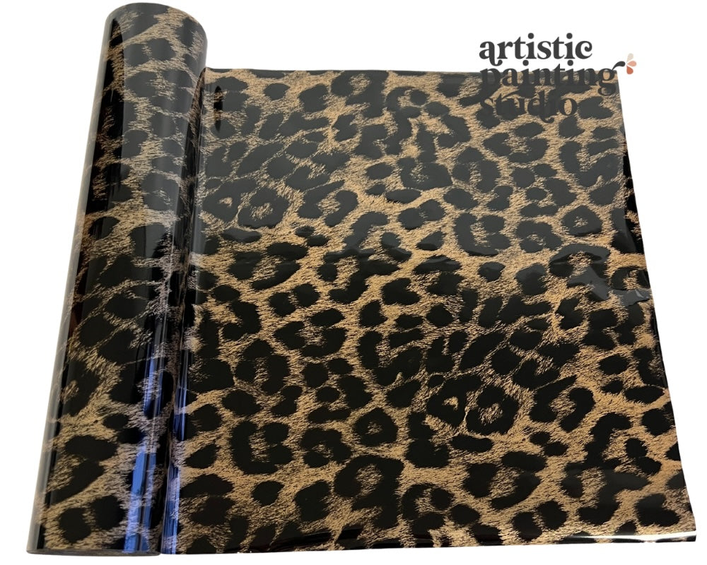 cheetah gold transfer foil