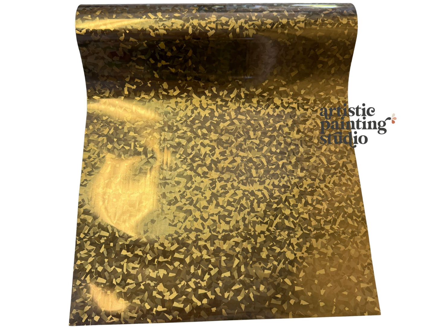 Gold Cracked Ice Foil