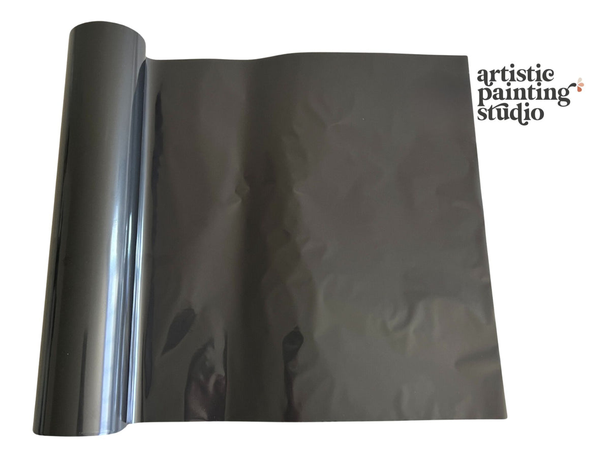 Matte Black Foil Transfer Sheets