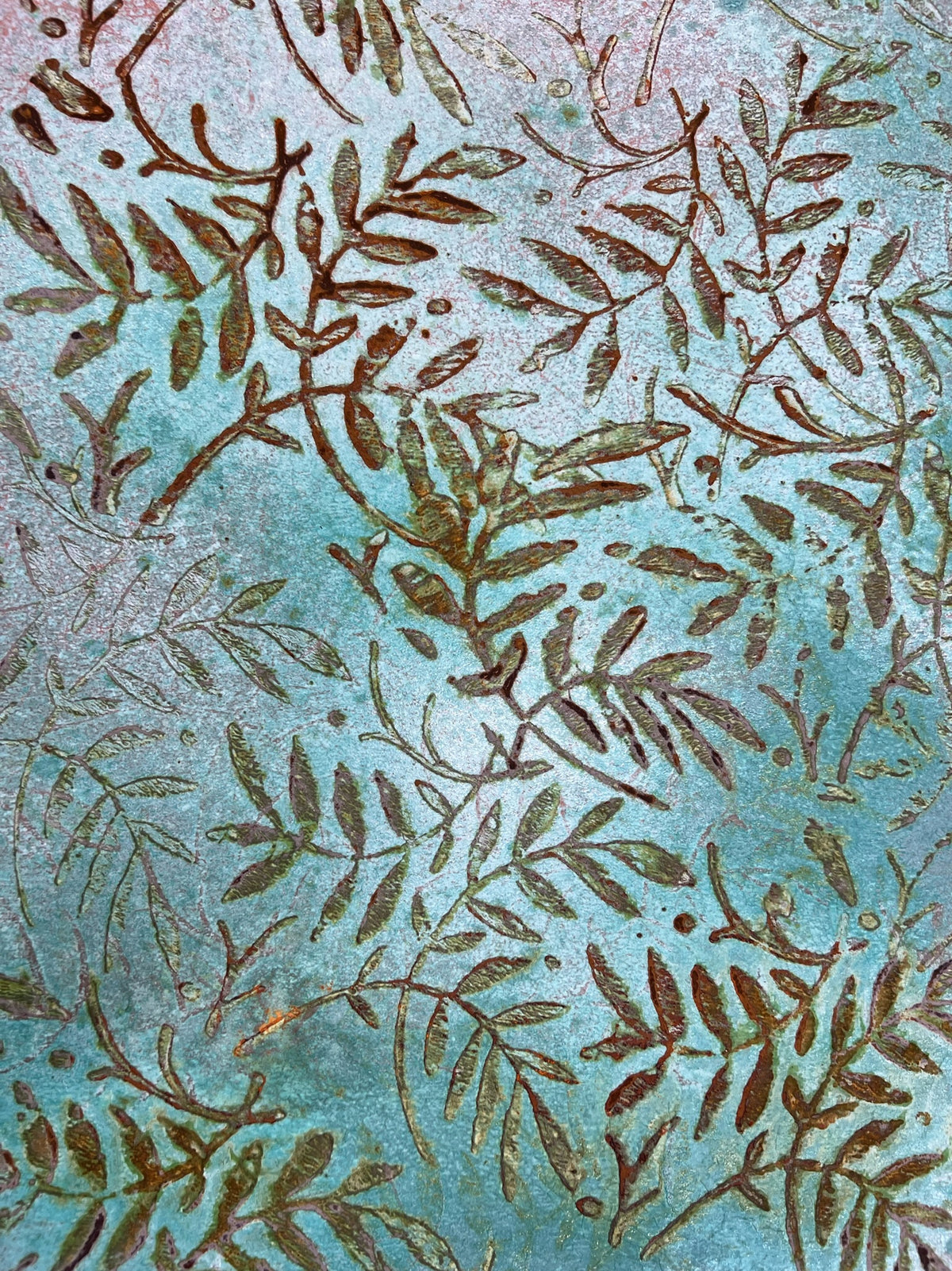 Rusted Leaves Finish