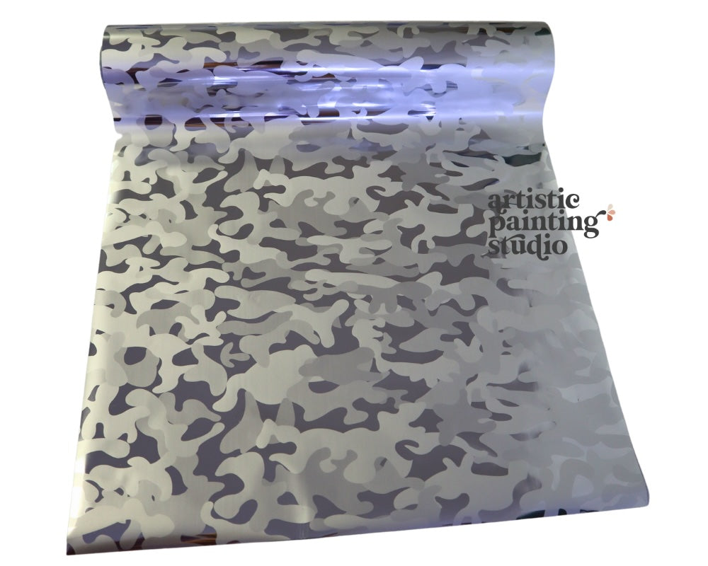 Chloe's camo metallic foil