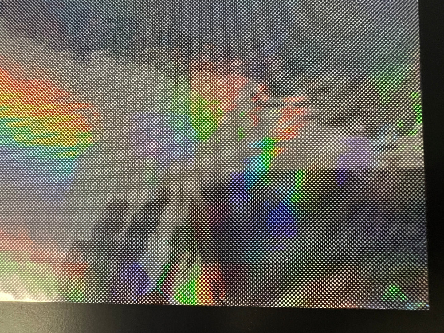 disco diva hologram foil close-up