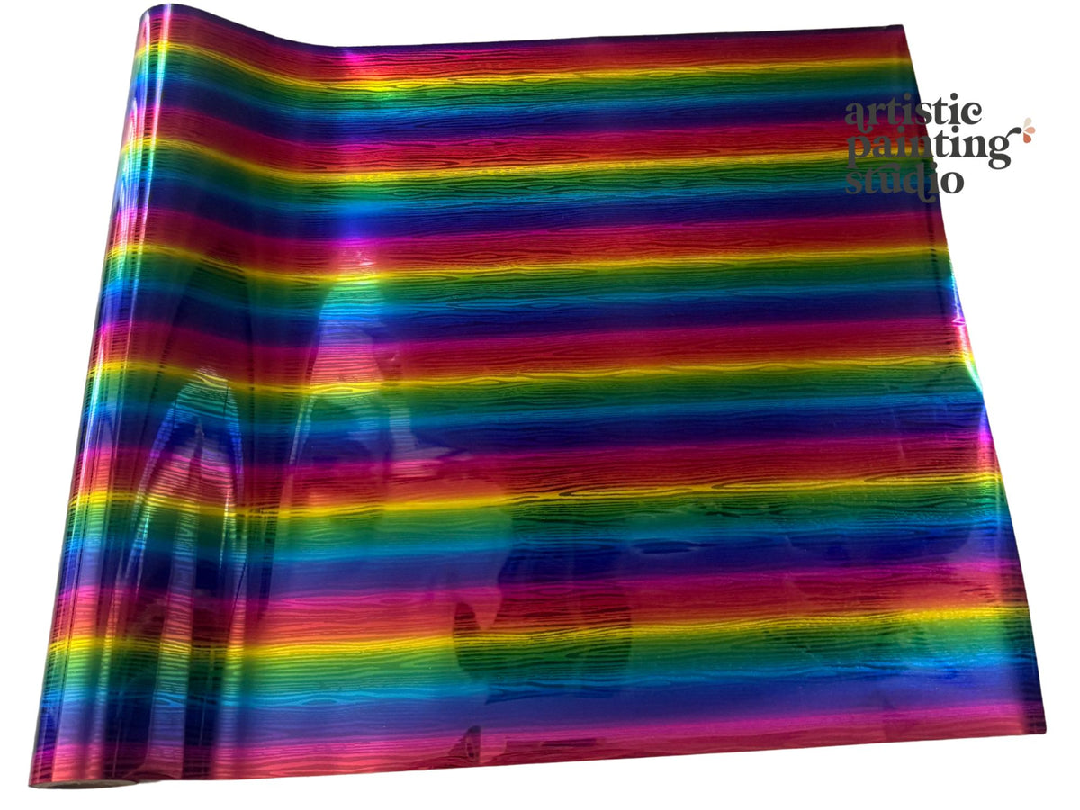Rainbow Woodgrain Foil