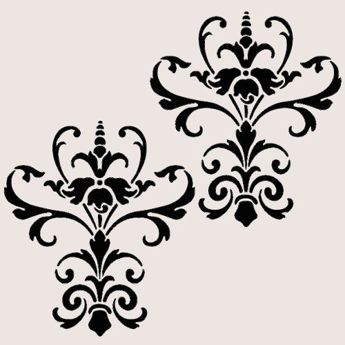 #1030R Grandeur Bombay Repeat Stencil