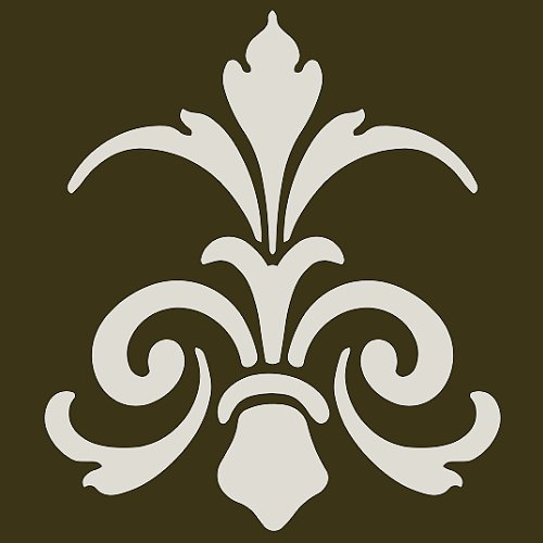 #1031 Bella Bombay Stencil