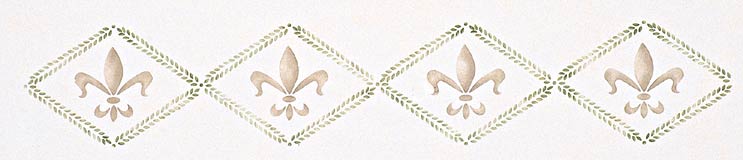 #134 Classical Fleur-de-lis Stencil