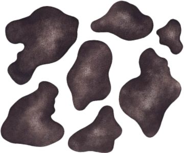 #231 Jubee's Cow Spots Stencil