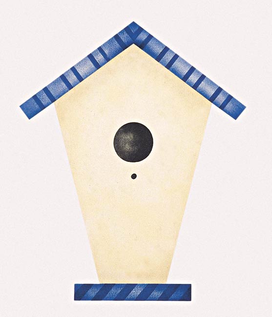 #506 Just Hangin' Birdhouse Stencil