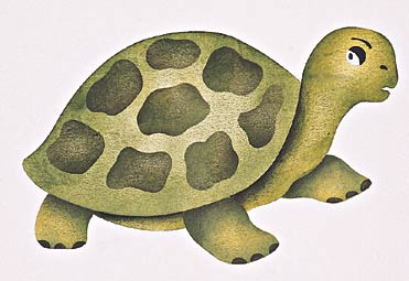 #712 Tiny Turtle Stencil