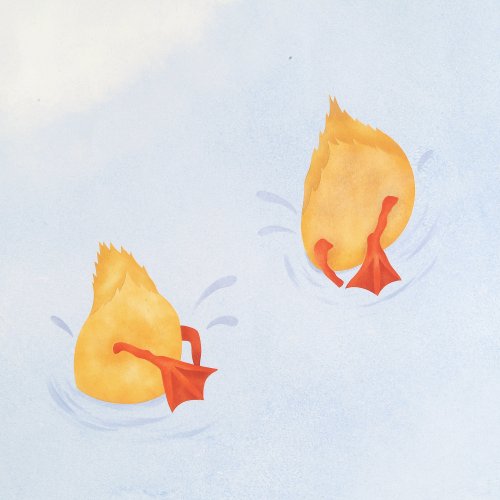 #723 Bottom's Up Stencil