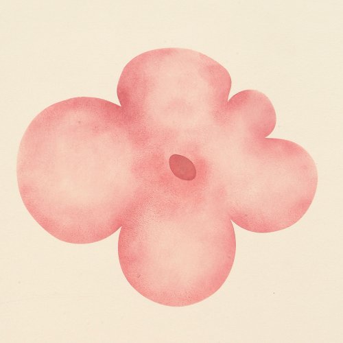 #734 Puffy Flower Stencil