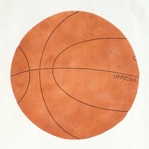 #840 Basketball Stencil