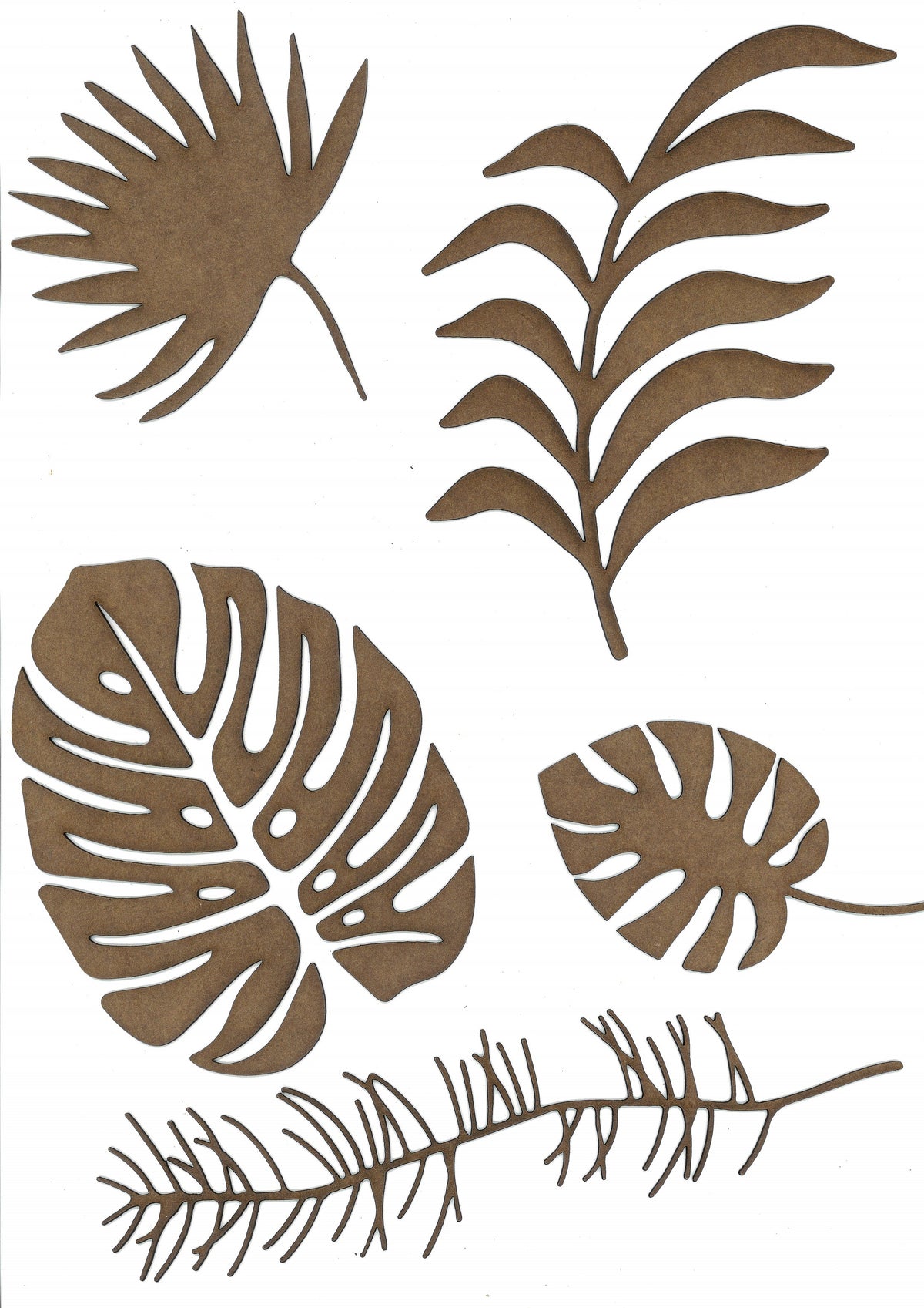 PolyOnlay Tropical Leaf Pack - 25 piece