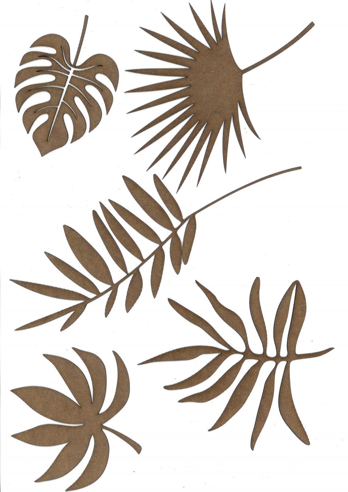 PolyOnlay Tropical Leaf Pack - 25 piece