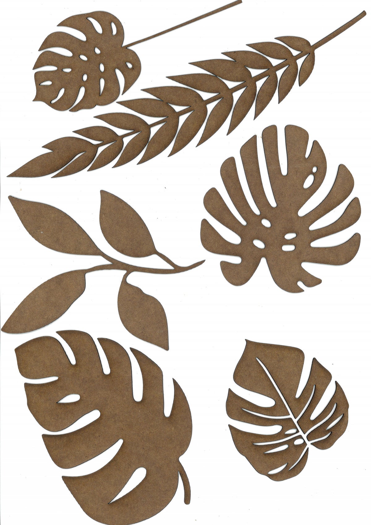 PolyOnlay Tropical Leaf Pack - 25 piece