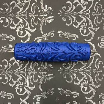 Serenity Damask Stamping Roller