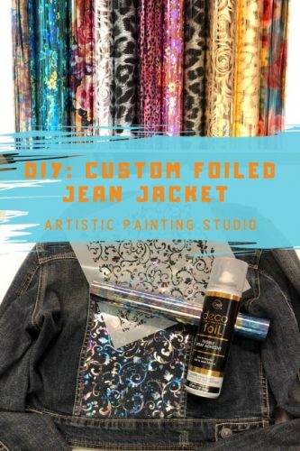 DIY: Custom Foiled Jean Jacket