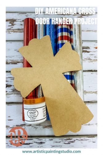 DIY Americana Cross Door Hanger Project