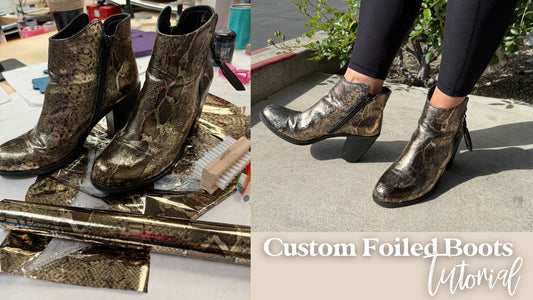 Custom Snakeskin Boots Tutorial