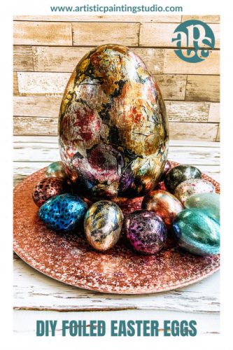 🐣 DIY Foiled Easter Eggs