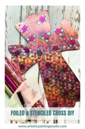 Stenciling with Metallic Foils
