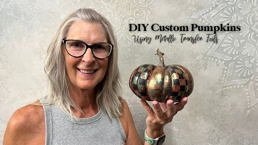 DIY Custom Foiled Pumpkin Tutorial