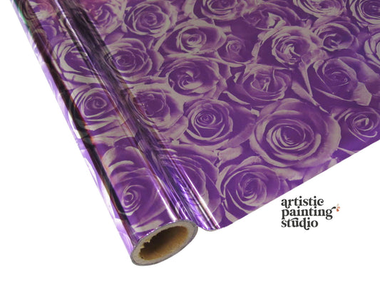 Roses Purple Foil