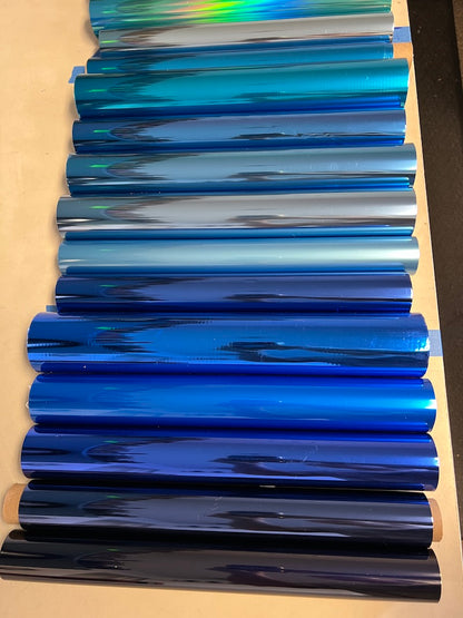 Blue Transfer Foils in the Collection
