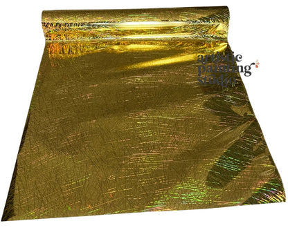 confetti gold metallic hologram foil 