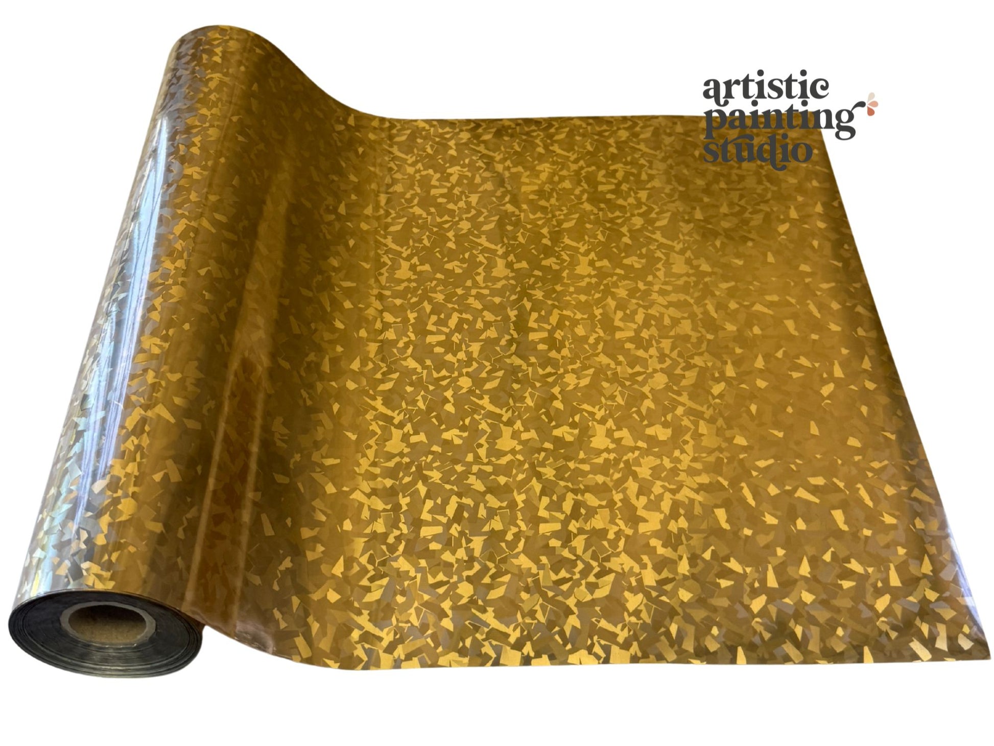 Gold Cracked Ice Foil