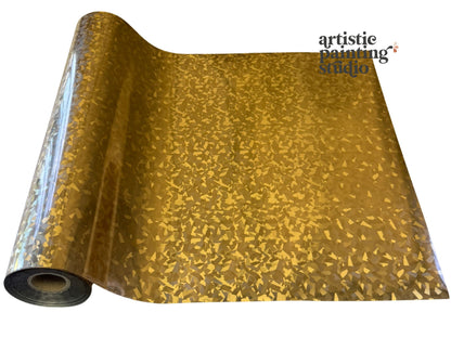 Gold Cracked Ice Foil