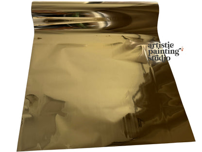 Gold colored transfer foil