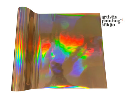 Gold Hologram - Rainbow Foil