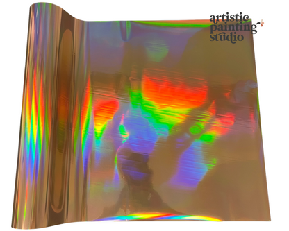 Gold Hologram - Rainbow Foil