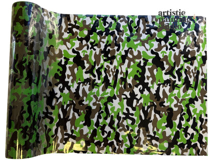 Green Camo Foil