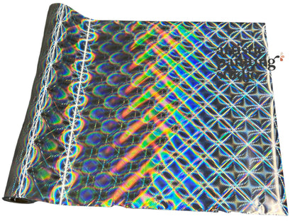 Hyper Plaid Hologram Foil