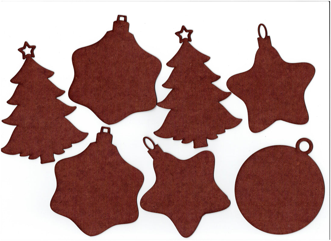 Decorative Christmas Pack - Simple - 22 Pieces