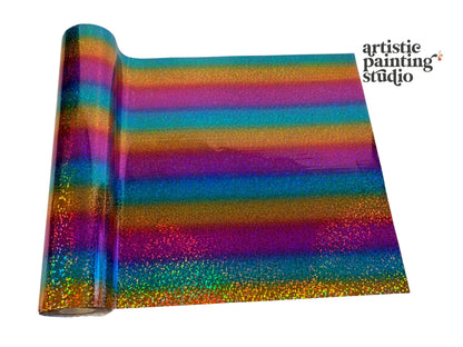 Jazzy Rainbow Hologram Foil