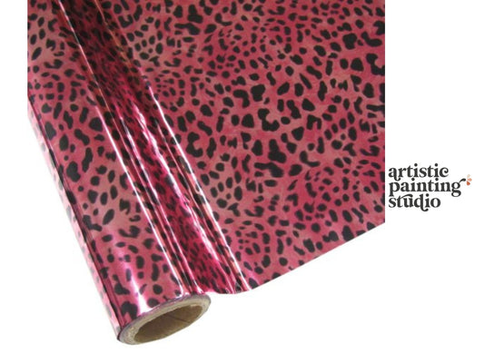 Leopard - Pink Foil