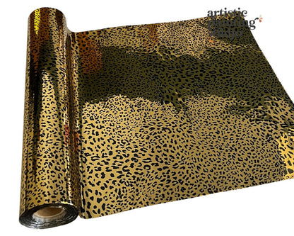 Dara Leopard metallic foil 