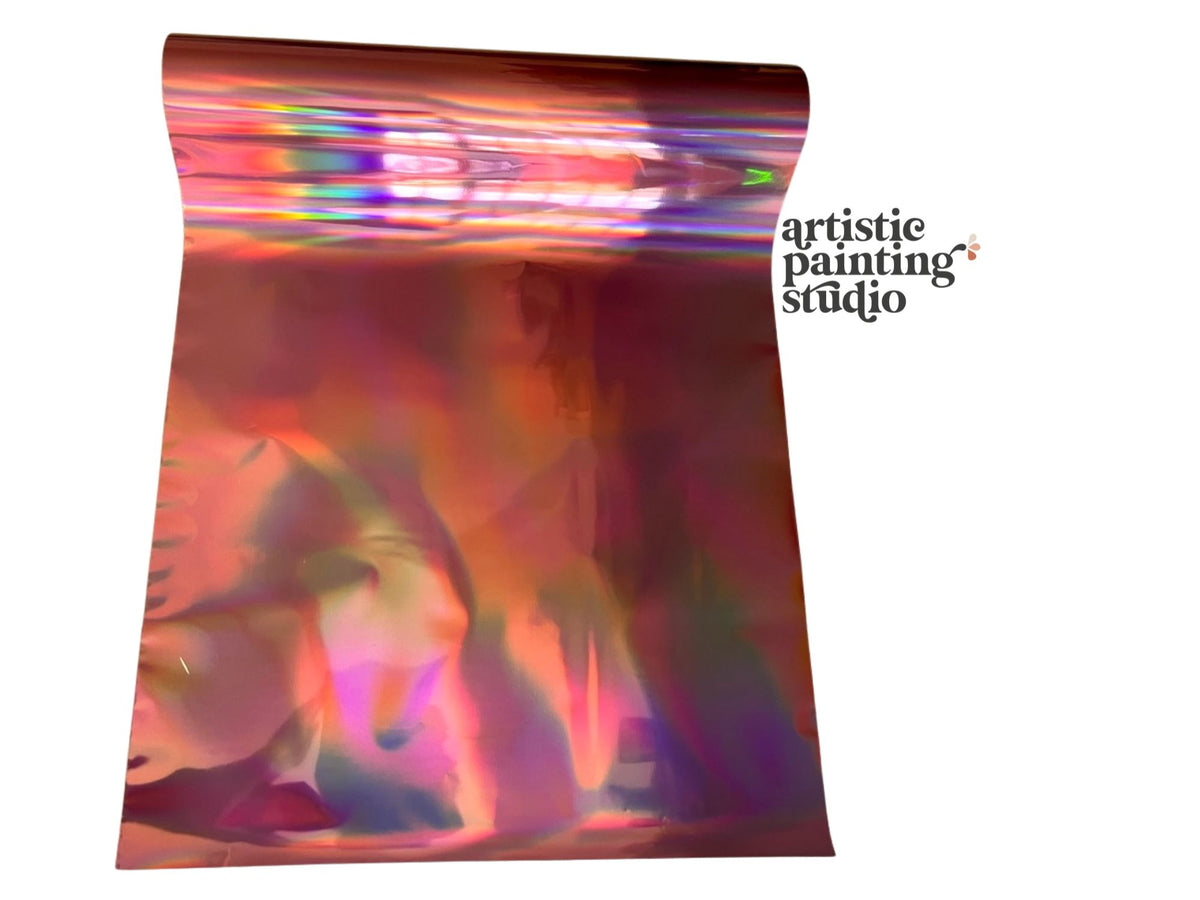 Pink Holographic Foil – Artistic Painting Studio