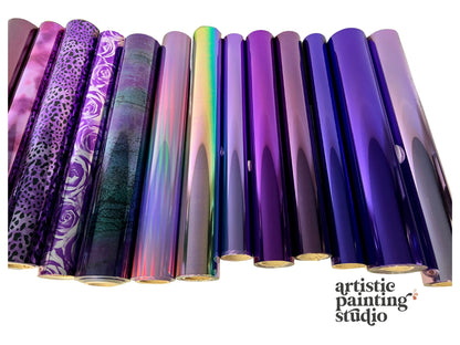 Purple & Silver Foils Collection & Sample Pack