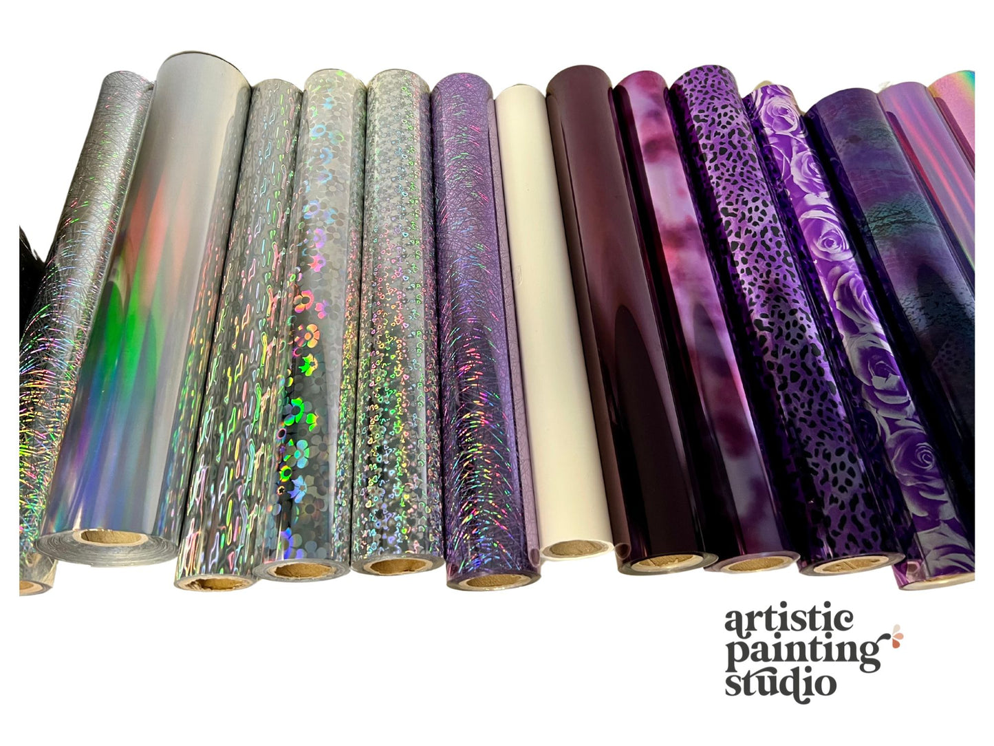 Purple & Silver Foils Collection & Sample Pack