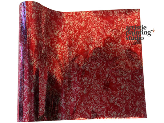 Red Marble Foil