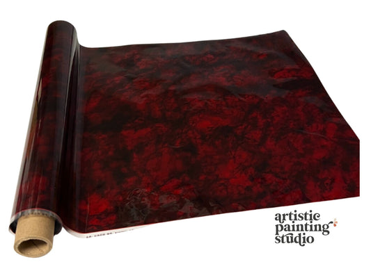 Rocco Red Marble Foil